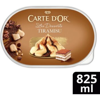 Carte D'Or Tiramisu Ice Cream Dessert Tub (825ml)