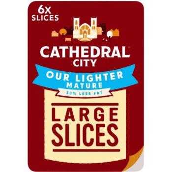 Cathedral City Lighter Mature Cheddar Cheese 6 Slices (6 x 150g)