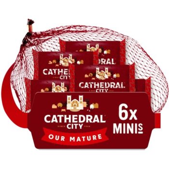 Cathedral City Mini Mature Cheddar Cheeses (6 x 20g)