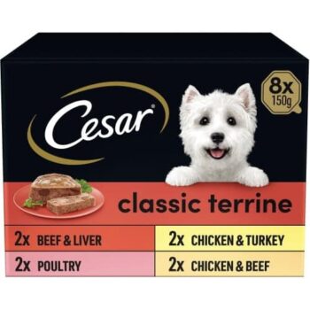 Cesar Classic Terrine Dog Food Trays (8 x 150g)
