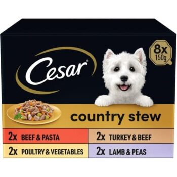 Cesar Country Stew Adult Wet Dog Food Trays Special Selection (8 x 150g)