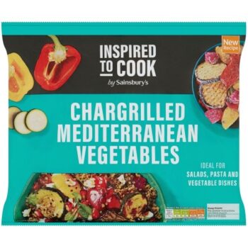 Chargrilled Mediterranean Vegetables (Aubergine, Courgette, Red & Yellow Peppers) 500g
