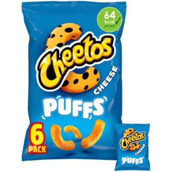 Cheetos Puffs Cheese Multipack Snacks Crisps (6 x 13g)