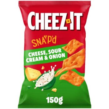 Cheez-It Cheese Sour Cream & Onion Thin & Crispy Baked Snacks (150g)