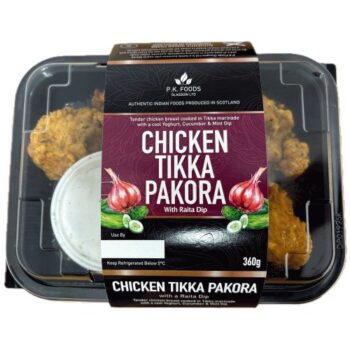 Chicken Tikka Pakora With Raita Dip (360g)