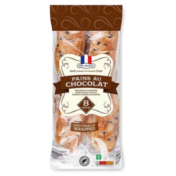 Chocolate Chip Brioche Rolls (8)