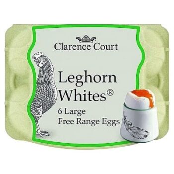 Clarence Court Traditional Leghorn Whites (6)