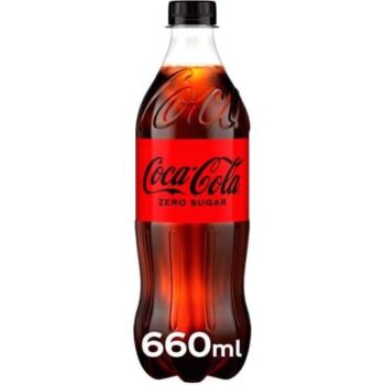 Coca-Cola Zero Sugar Bottle (660ml)