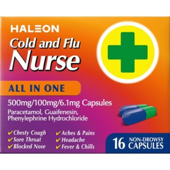 Cold & Flu Nurse All In One Capsules (16)