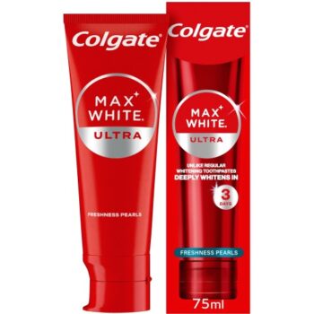 Colgate Max White Ultra Fresh Pearls Whitening Toothpaste (75ml)