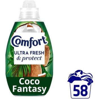 Comfort Ultra Fresh & Protect Fabric Conditioner Coco Fantasy 58 Washes (870ml)