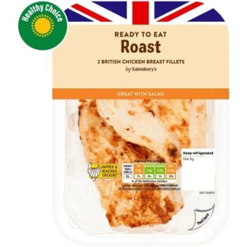 Cooked Roast British Chicken Breast Fillets (2 x 240g)