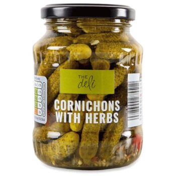 Cornichons with Herbs