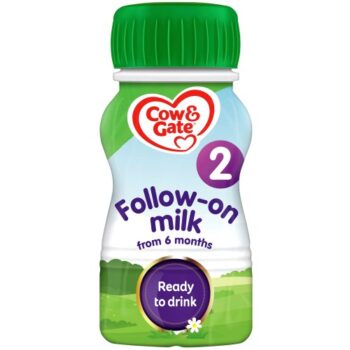 Cow & Gate 2 Follow On Baby Milk Formula Liquid From 6-12 Months To Feed (200ml)