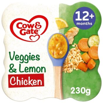 Cow & Gate Lemon Chicken & Vegetables Baby Food Meal 12 Months (230g)