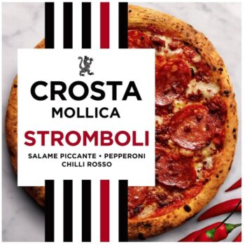 Crosta & Mollica Stromboli Sourdough Pizza with Pepperoni & Spicy Salami (447g)
