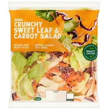 Crunchy Sweet Leaf & Carrot Salad (240g)