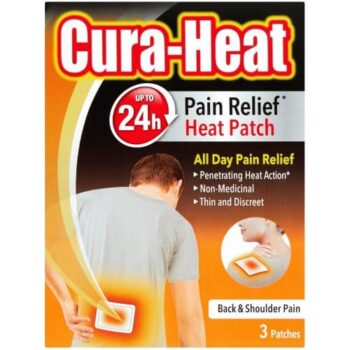 Cura-Heat Back & Shoulder Pain Relief Heat Pads (3)