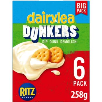 Dairylea Baked Dunkers Ritz Cheese Snacks (6 x 258g)