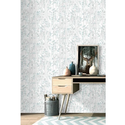 Delamere Wallpaper Duck Egg