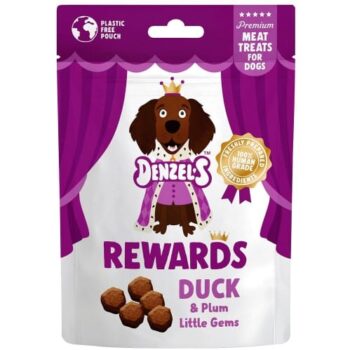 Denzel's Meaty Rewards Duck & Plum Little Gems Dog Treats (70g)