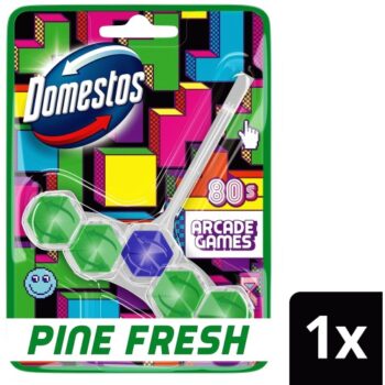 Domestos Limited Edition Pine Fresh 80's Toilet Rim Block