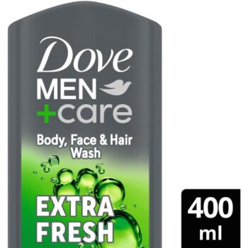 Dove Men+Care Extra Fresh Body & Face Wash Shower Gel (400ml)