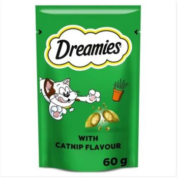Dreamies Catnip Biscuits Adult & Kitten Cat Treats (60g)