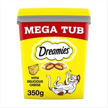Dreamies Cheese Cat Treats Mega Tub (350g)