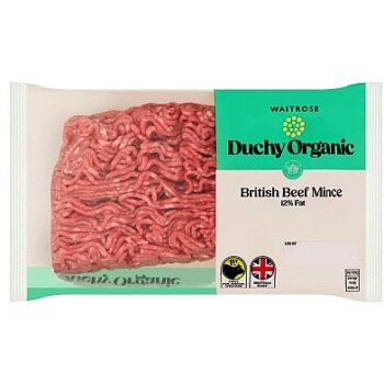 Duchy Organic British Beef Mince 12% Fat (500g)