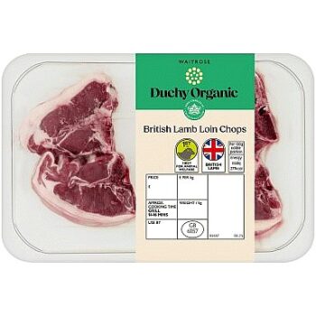 Duchy Organic British Lamb Loin Chops per kg
