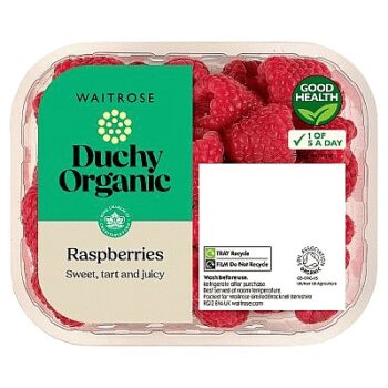 Duchy Organic Raspberries (125g)