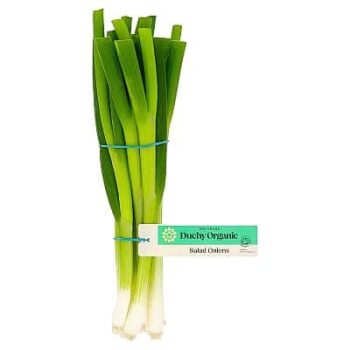 Duchy Organic Salad Onions Bunch Each