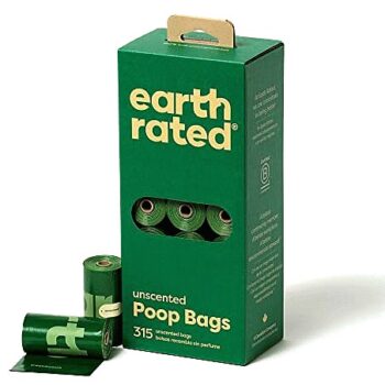 Earth Rated Dog Poop Bags On 21 Refill Rolls Unscented (315)