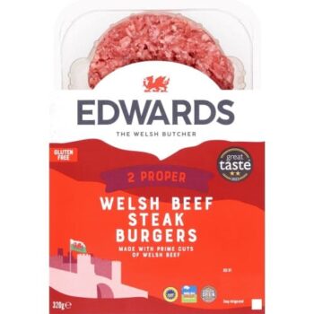 Edwards Welsh Beef Steak Burgers