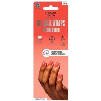 Elegant Touch Semi Cured Gel Nail Wraps Dragon Fruit (20)