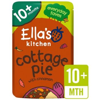 Ella's Kitchen Organic Cottage Pie Baby Pouch 10+ Months with Cinnamon (190g)