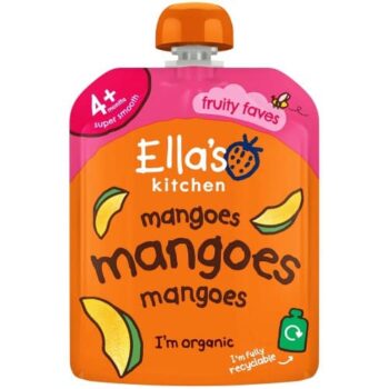 Ella's Kitchen Organic Mango Puree Single Fruit Pouch 4+ Months (70g)