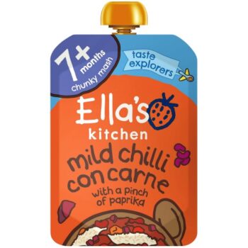 Ella's Kitchen Organic Mild Chilli Con Carne with Rice Baby Food Pouch 7+ Months (130g)