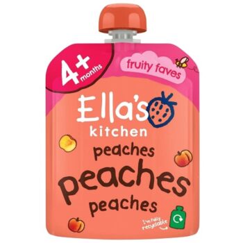 Ella's Kitchen Organic Peaches Single Fruit Pouch 4+ Months (70g)