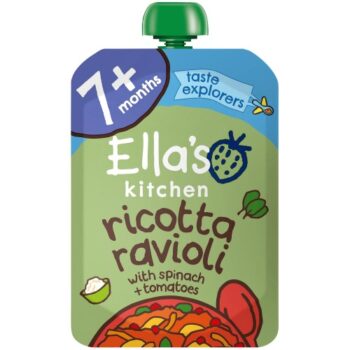 Ella's Kitchen Organic Spinach Ricotta Pasta Baby Pouch 7+ Months (130g)