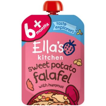 Ella's Kitchen Organic Sweet Potato Falafel Baby Food Pouch 6+ Months (100g)
