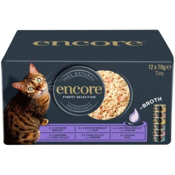 Encore Cat Tins Mixed Selection Multipack (12 x 70g)