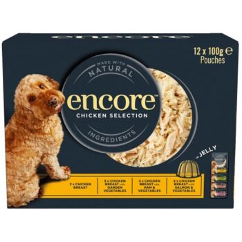 Encore Dog Pouch Chicken in Jelly (12 x 100g)