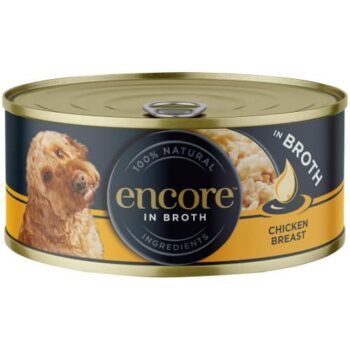 Encore Natural Chicken Breast in Broth Dog Tin (156g)