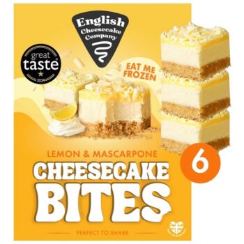 English Cheesecake Company 6 Lemon Cheesecake Bites (210g)