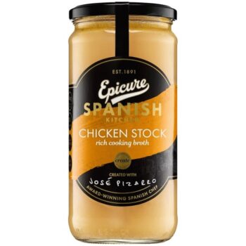 Epicure Spanish Chicken Stock Rich Cooking Broth (680ml)