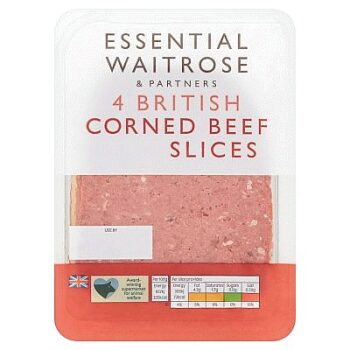 Essential British Corned Beef 4 Slices (140g)
