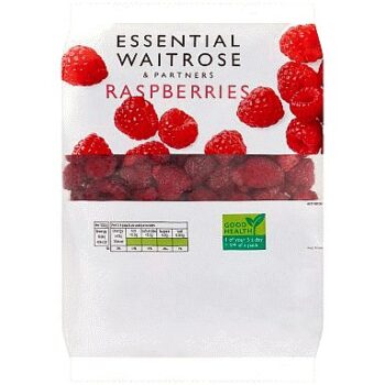essential Waitrose FRZ Raspberries (350g)