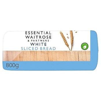 Essential White Medium Sliced Bread (800g)